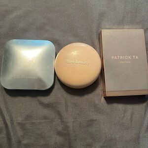 2 highlighters and a blush